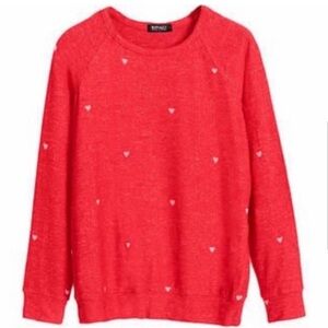 Buffalo David Bitton red heart pullover sweatshirt